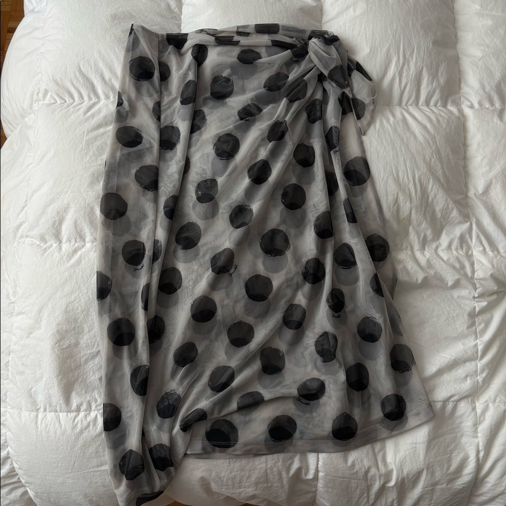 SIMON MILLER polka dot mesh sarong